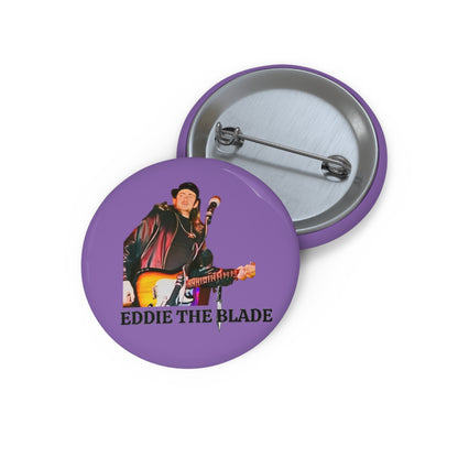 Eddie the blade  Pin/Button (purple)