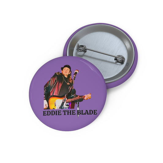 Eddie the blade  Pin/Button (purple)