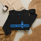 Eddie the blade black Sweatshirt w/blue logo