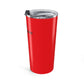 Eddie the blade red Tumbler w/logo