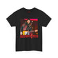 Eddie the blade black lady's tee w/photo/red logo