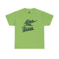 Eddie the blade green T-shirt w/leaf logo