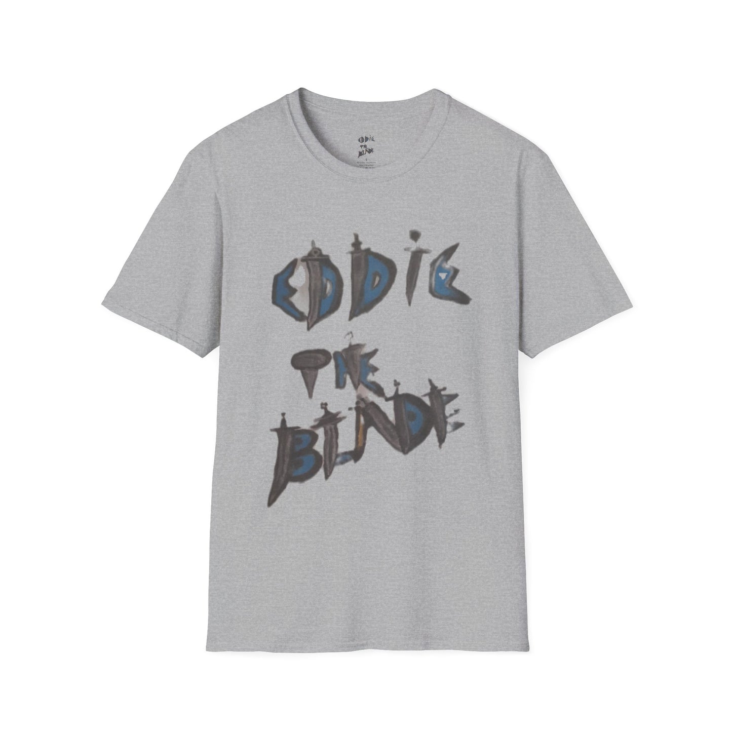 Eddie the blade grey  T-Shirt w/daggers