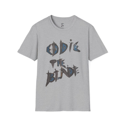 Eddie the blade grey  T-Shirt w/daggers