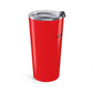 Eddie the blade red Tumbler w/logo