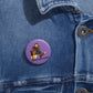Eddie the blade  Pin/Button (purple)