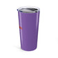 Eddie the blade purple tumbler w/red logo