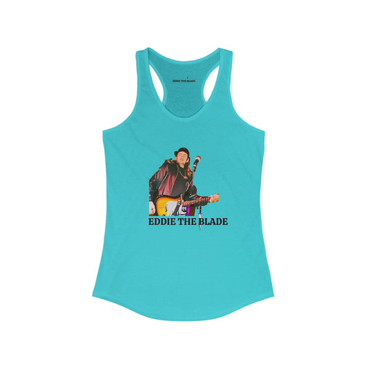 Eddie the blade ladys tank top (blue)