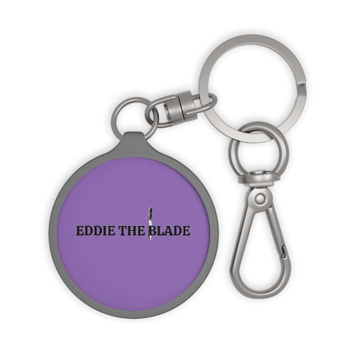 EDDIE the blade purple keychain w/logo