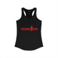 Black ladys Tank top w/red logo