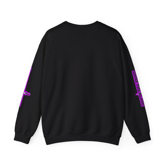 Eddie the blade black Sweatshirt w/photo/purple logo
