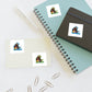 Eddie the blade blue and green Sticker Sheets w/photo/logo