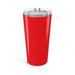 Eddie the blade red Tumbler with black logo