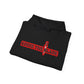 Eddie the blade black hoodie w/red logo