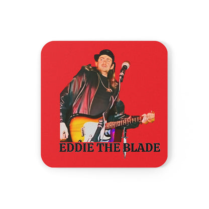 Eddie the blade red drinking Coaster