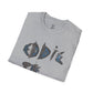 Eddie the blade grey  T-Shirt w/daggers