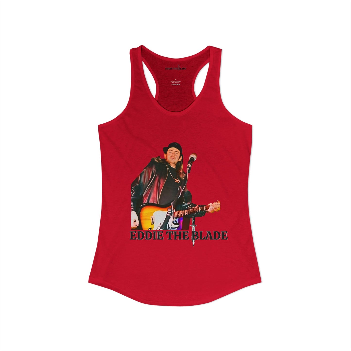 Ladys  Tank top w/redw/photo/logo