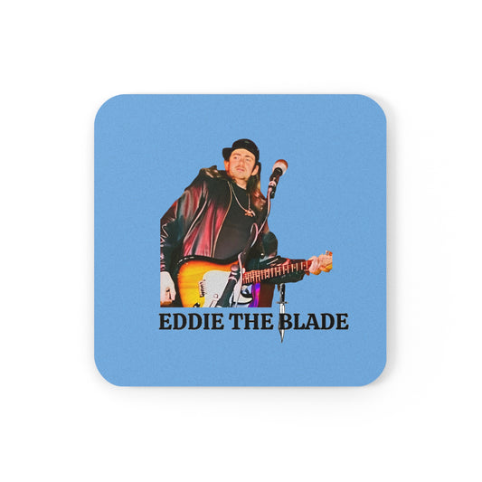 Eddie the blade drinking Coaster (blue)