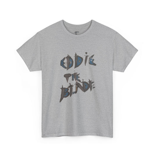 Eddie the blade grey T-shirt w/daggers