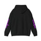 Eddie the blade black hoodie w/photo/purple logo