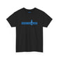 Eddie the blade black lady's t-shirt w/blue logo
