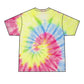Eddie the blade neon rainbow Tie-Dye T-shirt