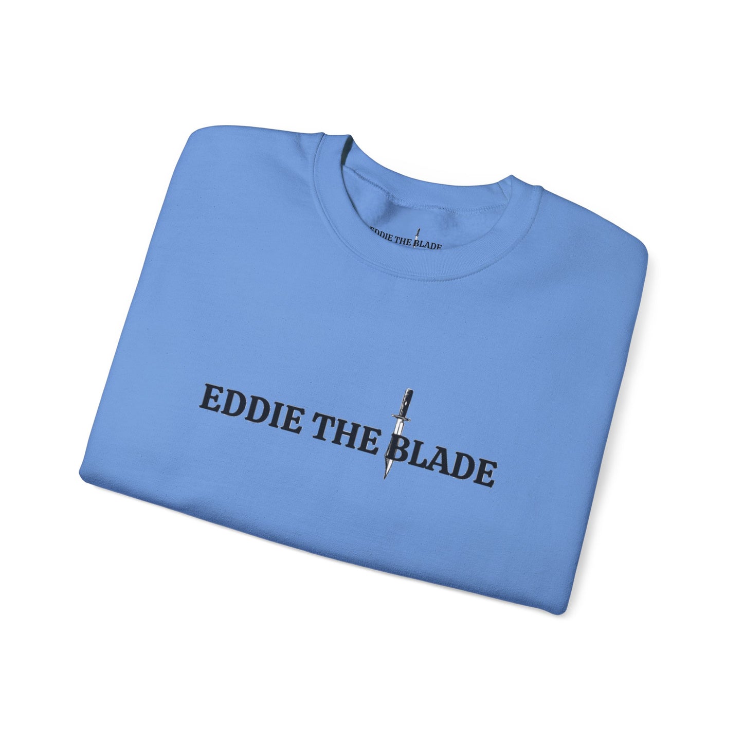 Eddie the blade blue  Sweatshirt w/logo