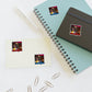 Eddie the blade black Sticker Sheets w/photo/blue &red logo