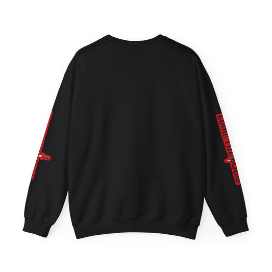 Eddie the blade black  Sweatshirt w/photo/red logo