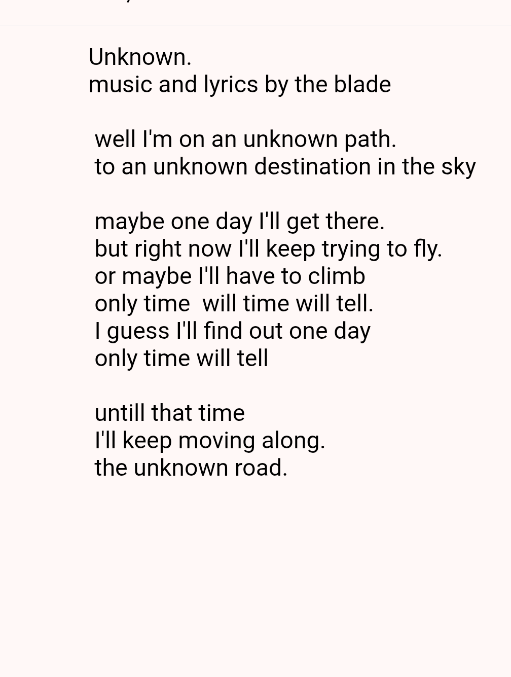 Unknown remix