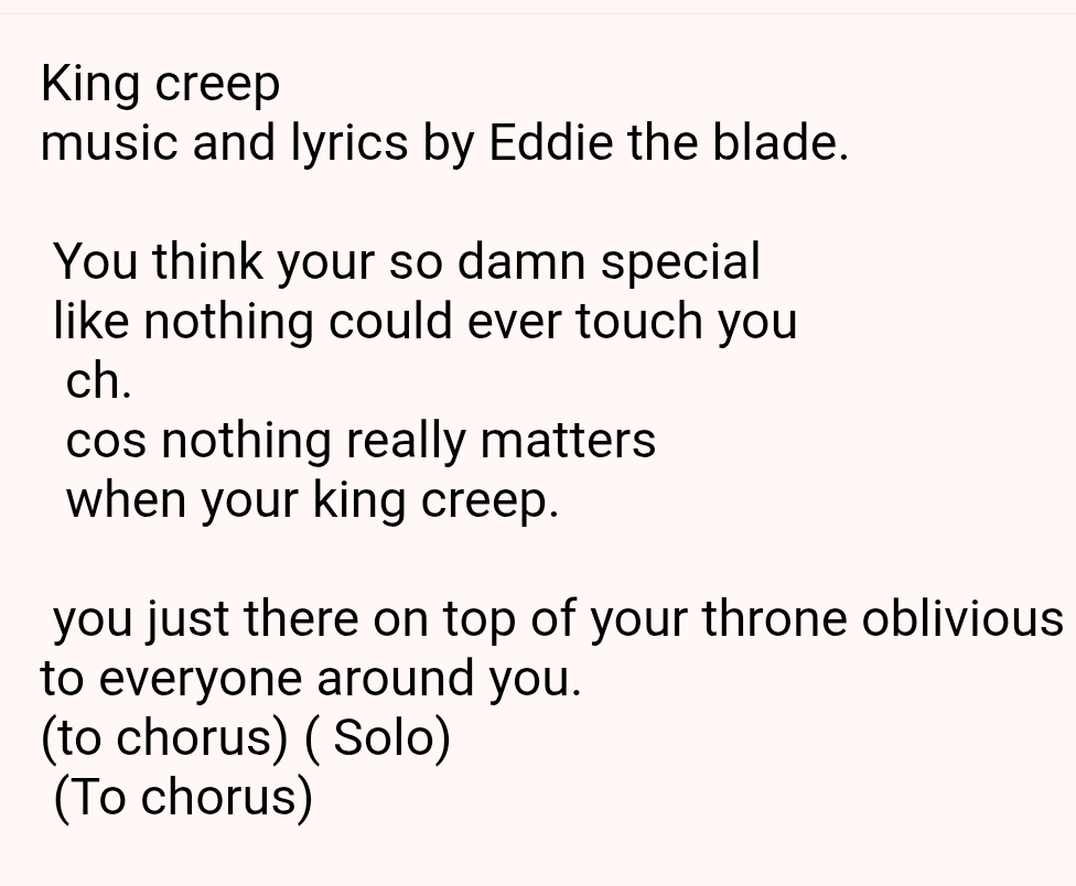 KING CREEP