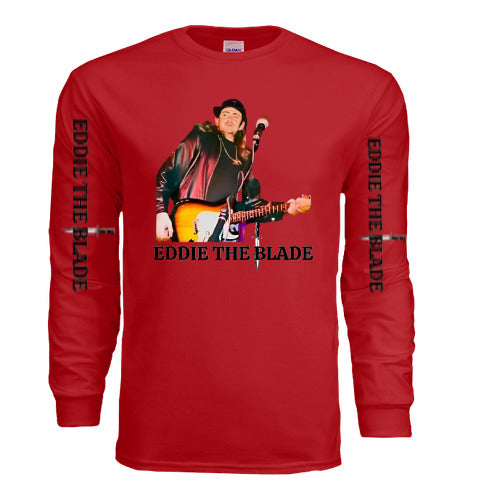 Eddie the blade red long sleeve shirt