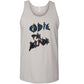 Eddie the blade grey tank top w/daggers