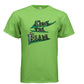 Eddie the blade green T-shirt w/leaf logo design