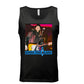 Eddie the blade black tank top w/photo/blue logo