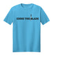 Eddie the blade blue T-shirt w/logo