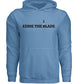 Eddie the blade blue hoodie with logo