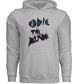 Eddie the blade grey hoodie with daggers
