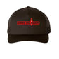 Eddie the blade black ball cap w/red logo
