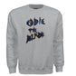 Eddie the blade grey long sleeve shirt w/daggers