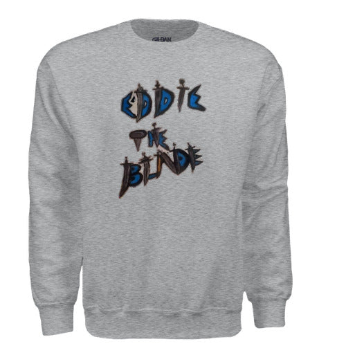Eddie the blade grey long sleeve shirt w/daggers