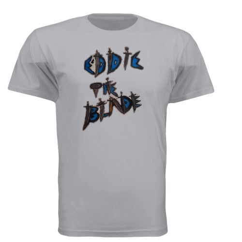 Eddie the blade grey T-shirt w/daggers
