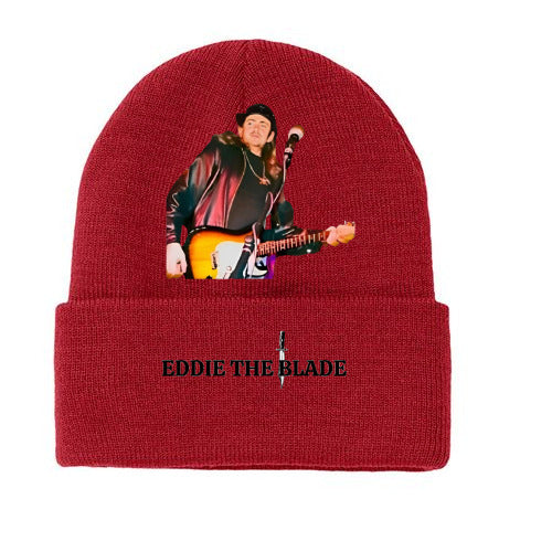 Eddie the blade red beanie