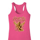 Pink ladys tank top w/angel statue