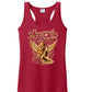 Red lady's tank top w/angel image