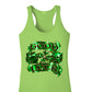 Green lady's tank top w/Irish logo