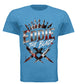 Eddie the blade blue T-shirt w/daggers