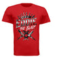 Eddie the blade red t-shirt w/daggers
