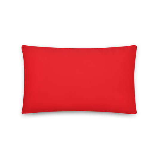 EDDIE the blade large Pillow (red)