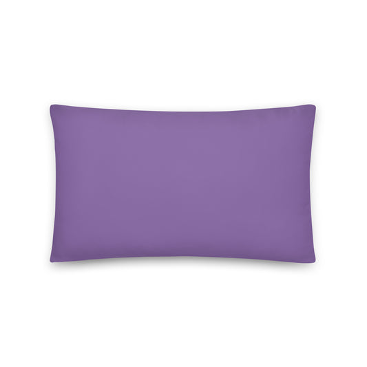 Eddie the blade large  Pillow (purple)